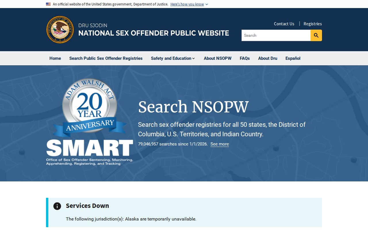 Miller County sex offender check through the national registry search