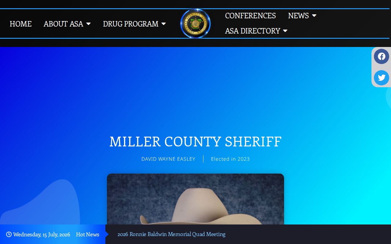 Miller County arrest records sheriff directory